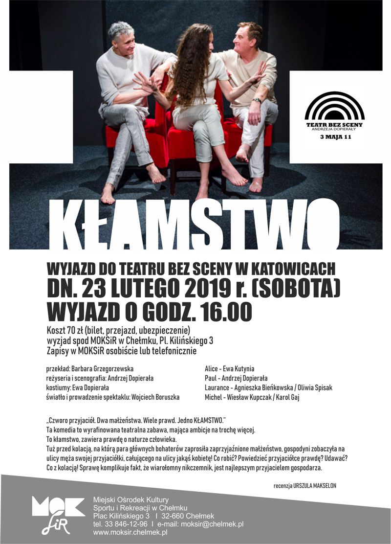 teatr klamstwo plakat 02 19