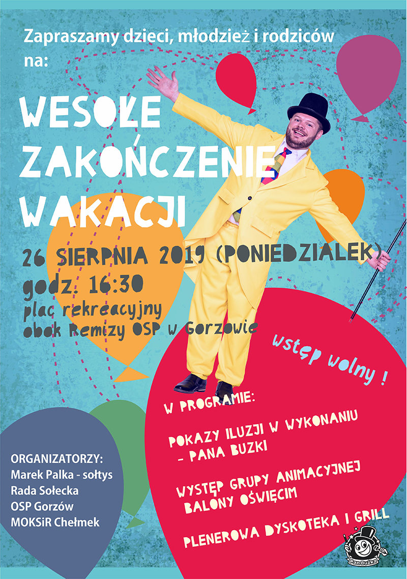 pan buzka zakonczenie wakacji PLAKAT MALY 09 19
