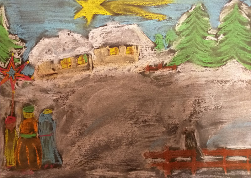 Damian Jabłoński konkurs plastyczny Boże Narodzenie