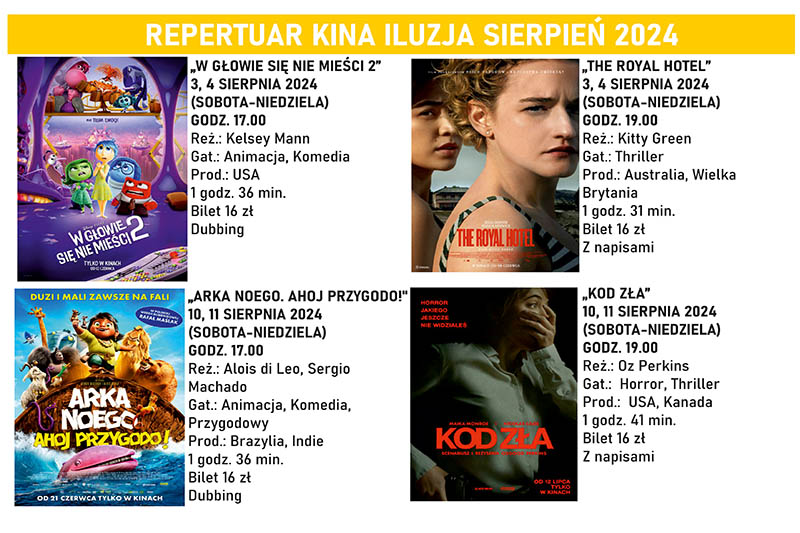 Repertuar Kina iluzja sierpien 2024 baner maly