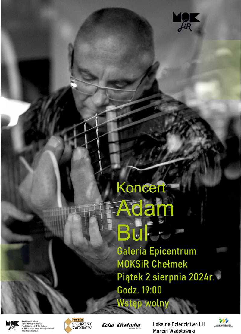 koncert adam bul plakat maly