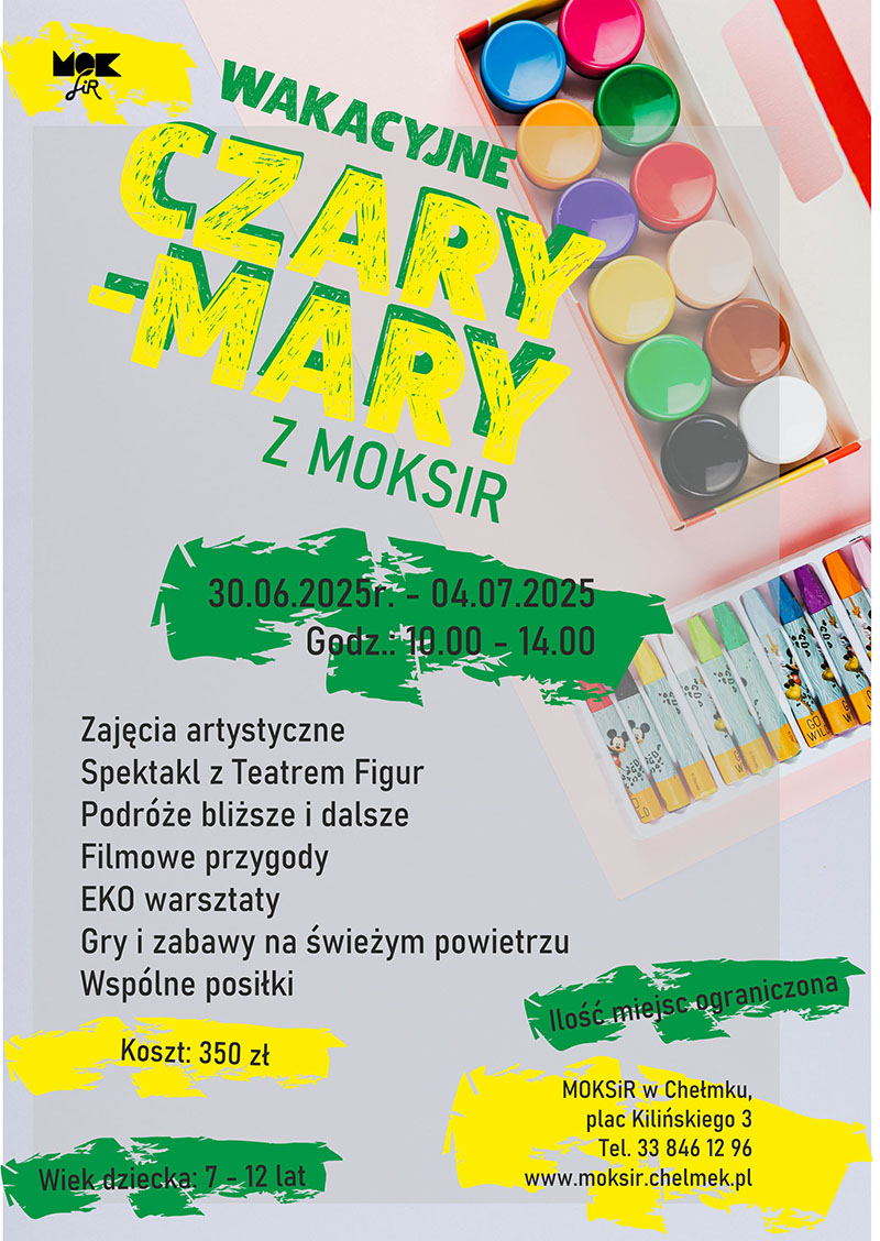 WAKACJE 2025 plakat maly