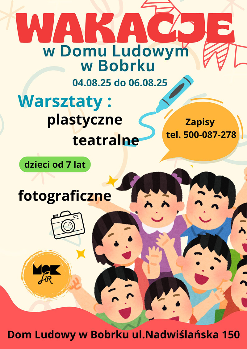 wakacje bobrek 2025 maly