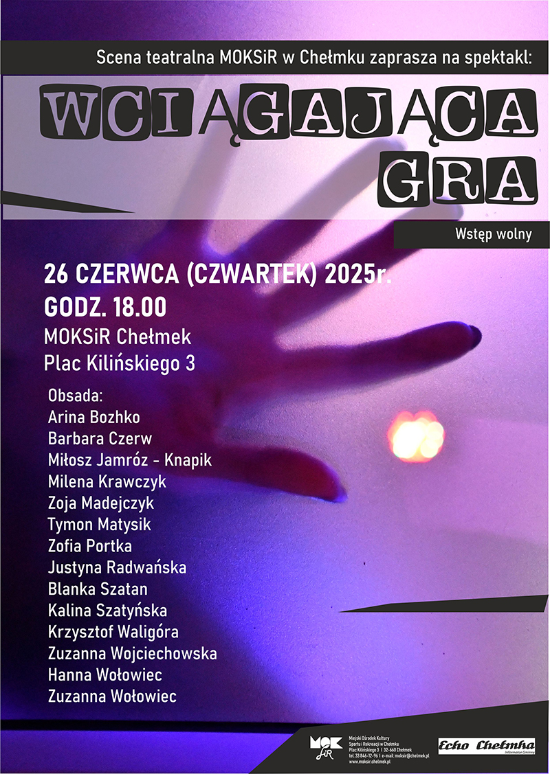 wciagajaca gra plakat maly